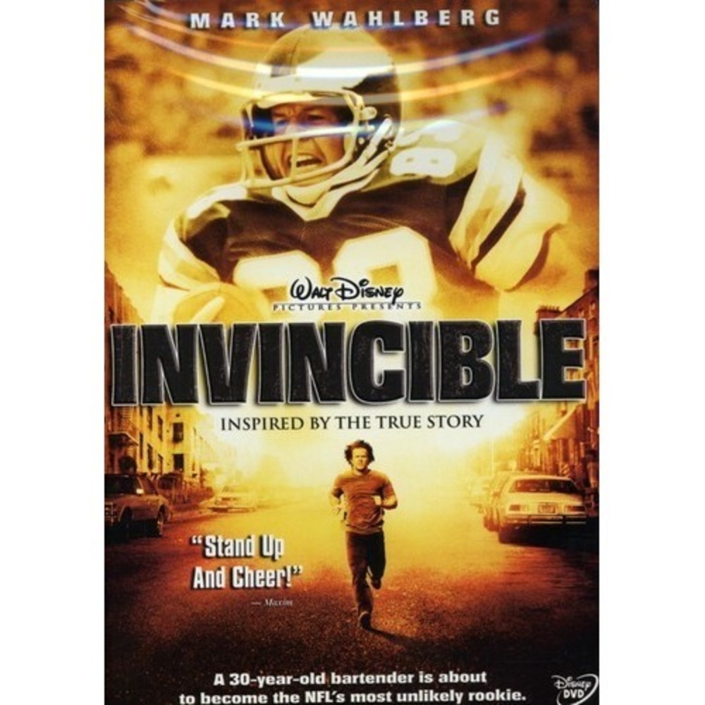 Invincible (DVD, 2006) Walt Disney. Mark Wahlberg. Football. Sports. True Story